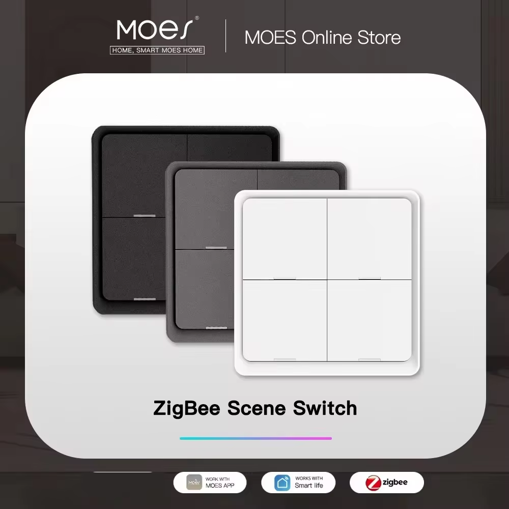 MOES 4 Gang Tuya ZigBee Wirele - огляд і ціна Sonoff Basic
