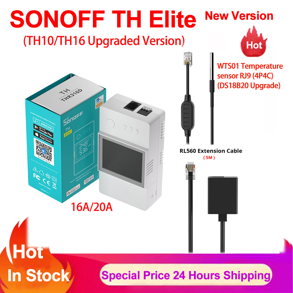 Sonoff TH Elite 16A 20A Wifi S - огляд і ціна Sonoff Basic