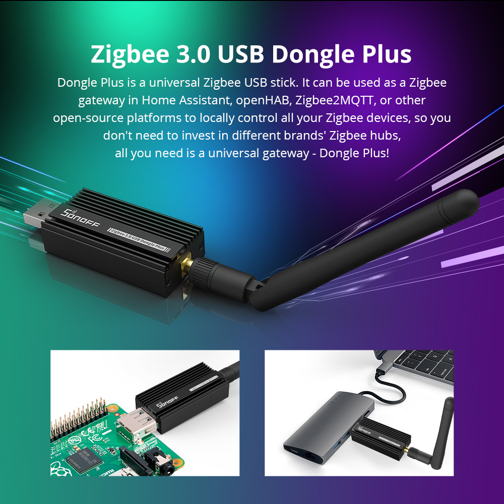 SONOFF Zigbee 3.0 USB Dongle P - огляд і ціна Sonoff