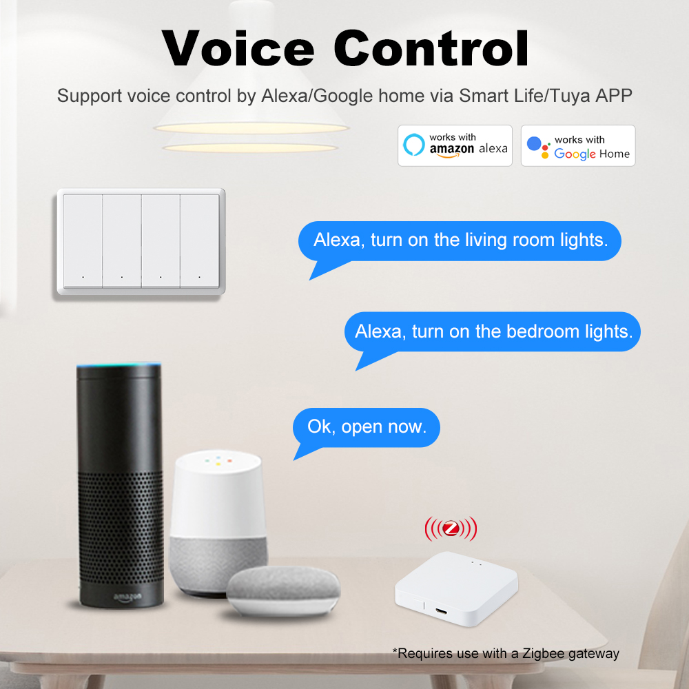 MANHOT ZigBee3.0 Smart Switch  - огляд і ціна Smart Relay Tuya