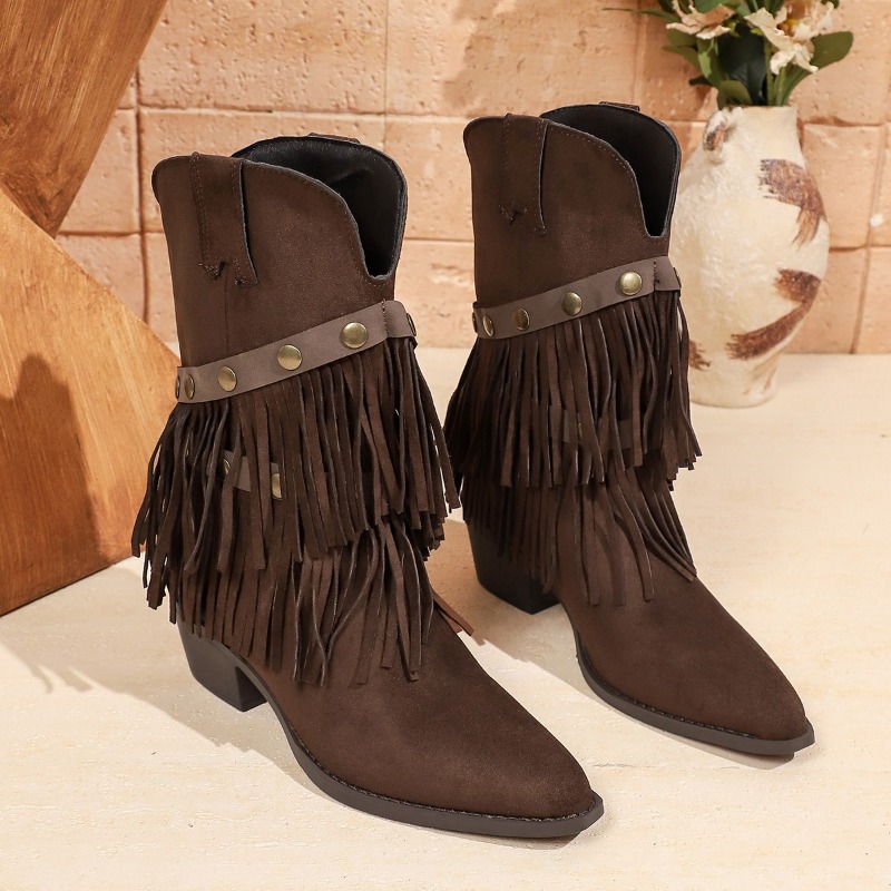 Vintage Tassel Trousers Bootie - огляд і ціна Tasmota