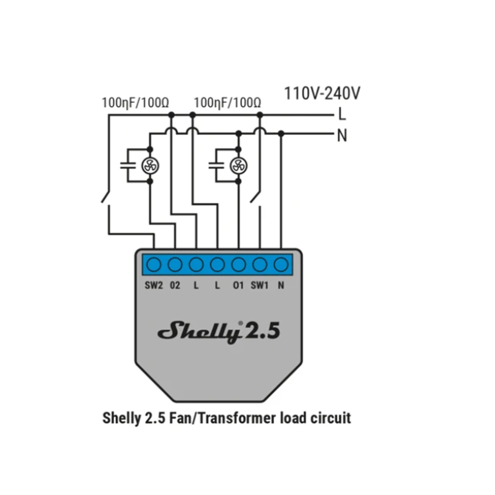Shelly RC Snubber Еnergy Absor - огляд і ціна Shelly Plug
