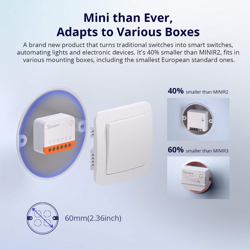 Sonoff Mini R4 Extreme Wifi Sm - огляд і ціна Sonoff